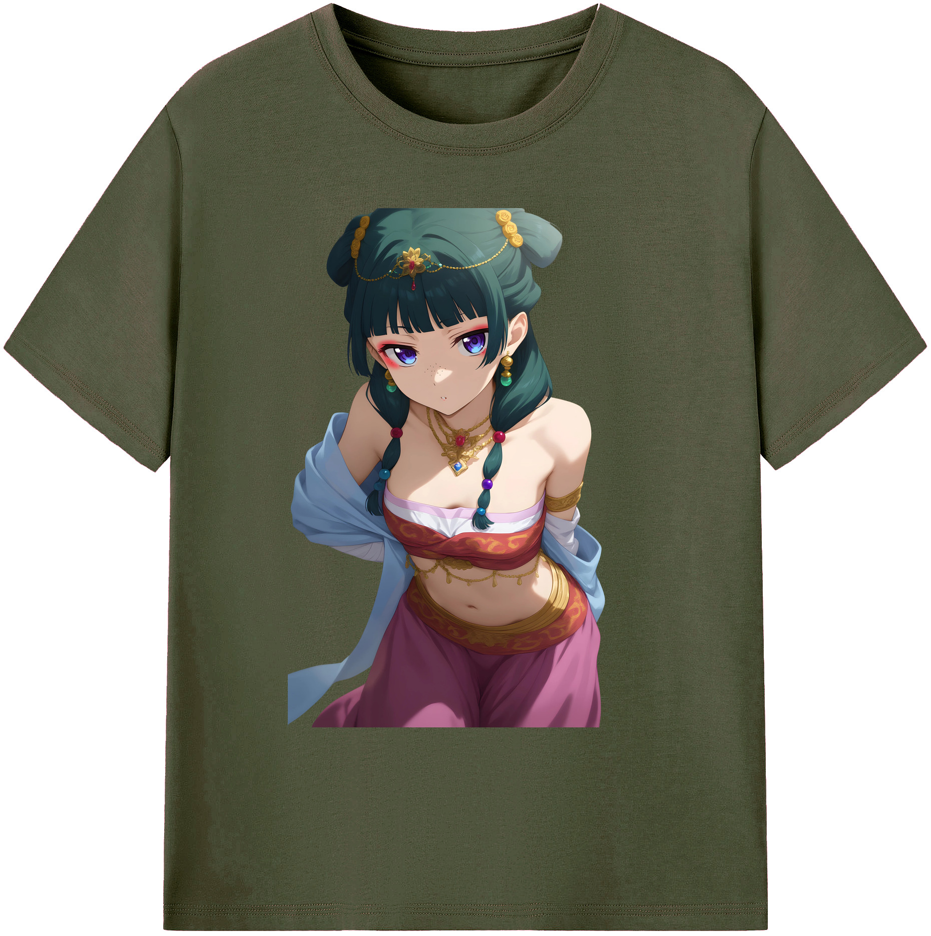 （画像用） 薬屋のひとりごと The Apothecary Diaries 綿100％ メンズ半袖Tシャツ｜肌触りやわらか＆通気性